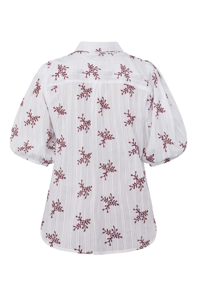 ELLA SH53 18509 WHITE/BORDEAUX